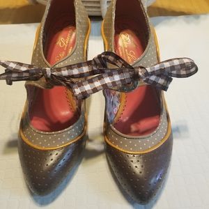 Poetic Licence London Schools Out Multi Volored Heels